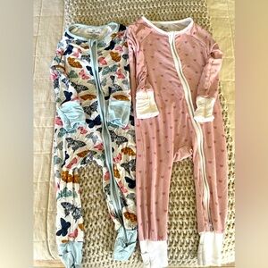 Caden Lane Convertible Zip Romper 6-12m